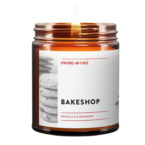 Bake Shop candle from Virgins On Fire Candle Co.