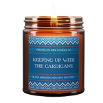Keeping up with the Cardigans Candle from Virgins On Fire Candle Co.