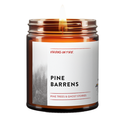 Pine Barrens Candle from Virgins On Fire Candle Co.