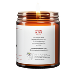 Pumpkin Head is a toasted pumpkin spice is a candle scent from Virgins On Fire Candle Co. it is leather scented. 100% soy wax. Handmade in Brooklyn, NY. This is a gay-owned small business. LGBTQ owned.